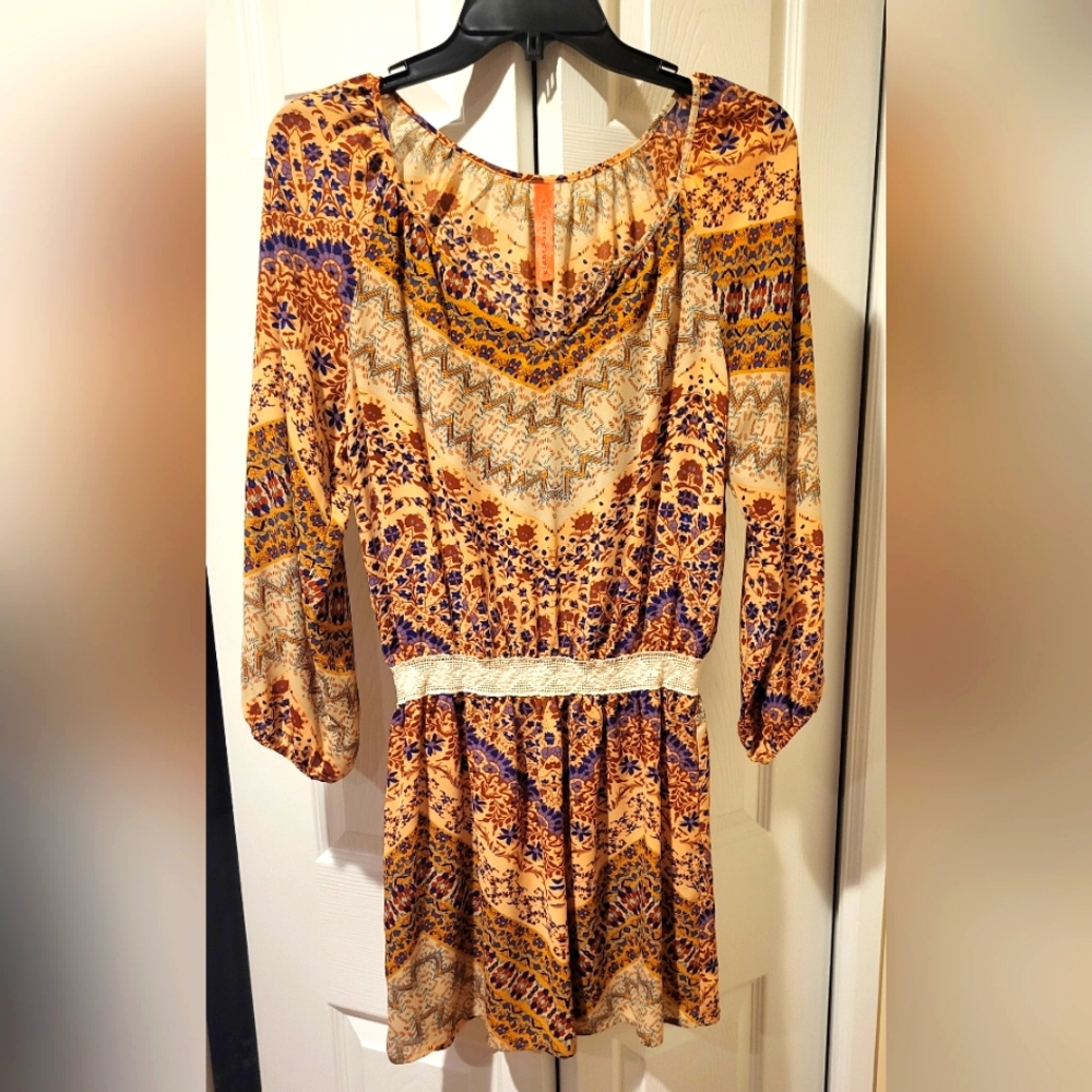 Bohemian, Long Sleeve Dress